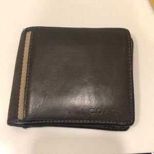 Mens Coach Leather Wallet